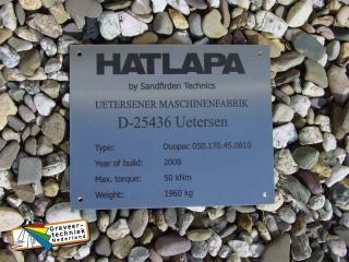 RVS machineplaat met logo, opdruk gelaserd.